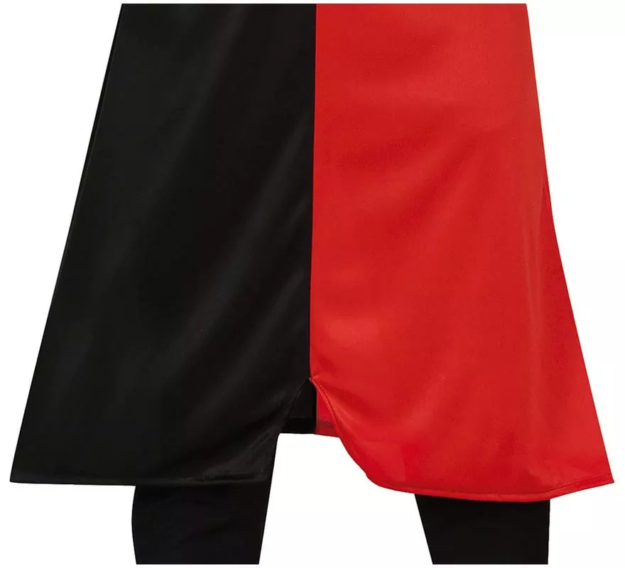 Translation missing: en.Disfraz de Caballero Medieval rojo y negro para hombre
