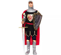 Black Lion Knight Costume for Men