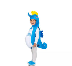 Blue Seahorse Costume for Baby and Kids