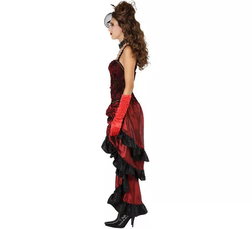 Disfraz de Cabaretera Roja para mujer