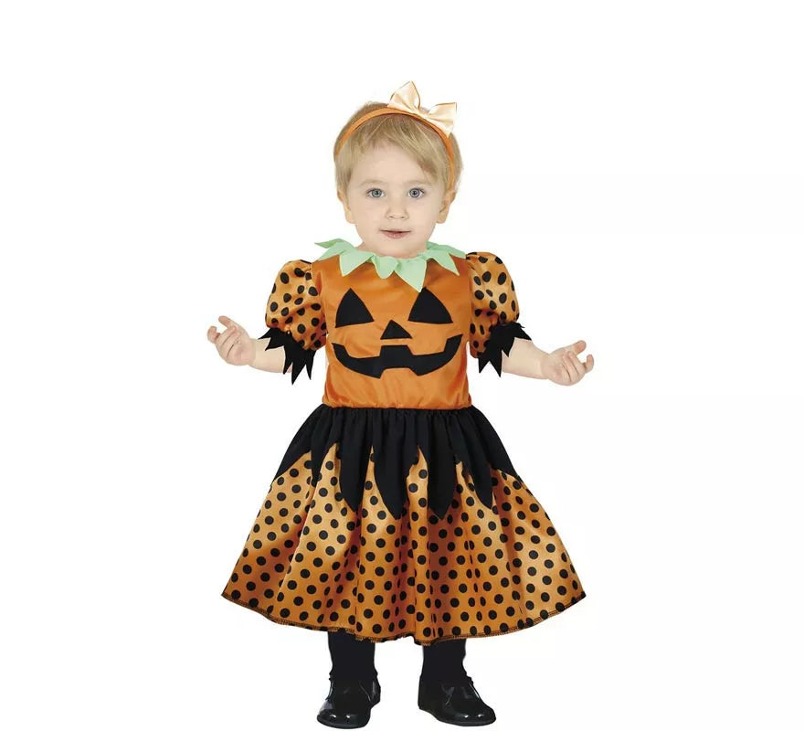 Disfraz de Calabaza Feliz para niña y bebé
