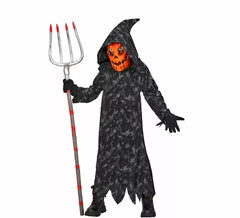 Pumpkin Grim Reaper Costume for Children