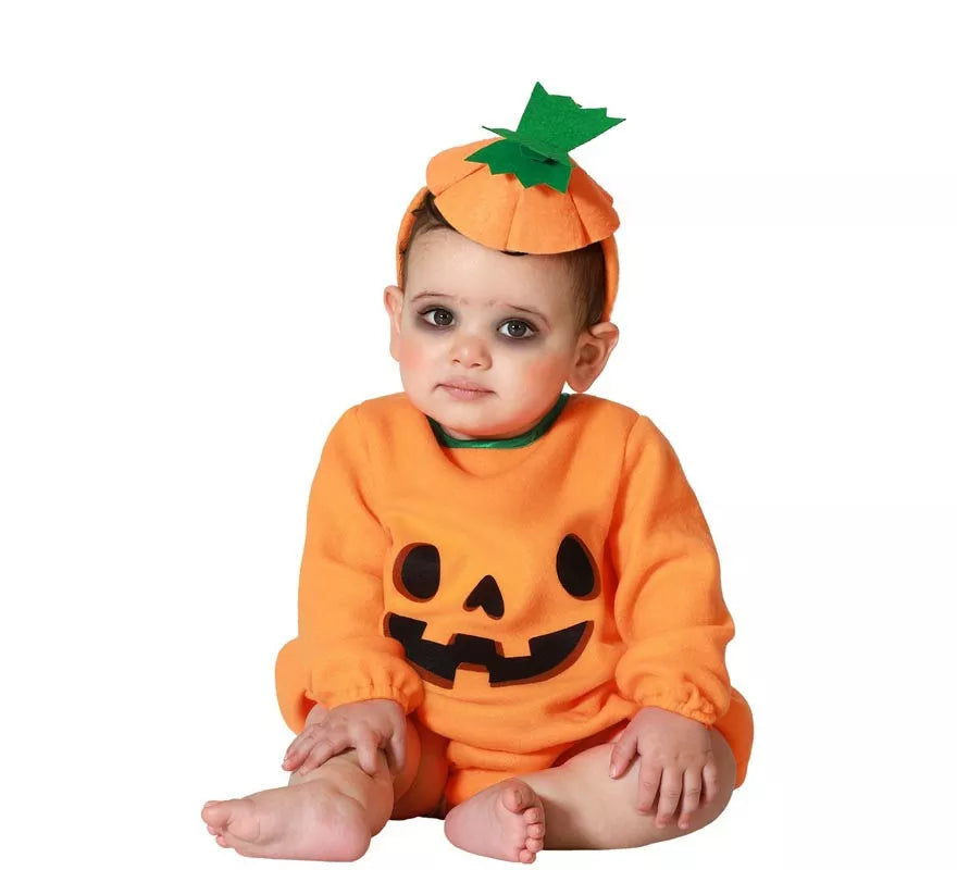 Disfraz de Calabaza Naranja para niña y bebé
