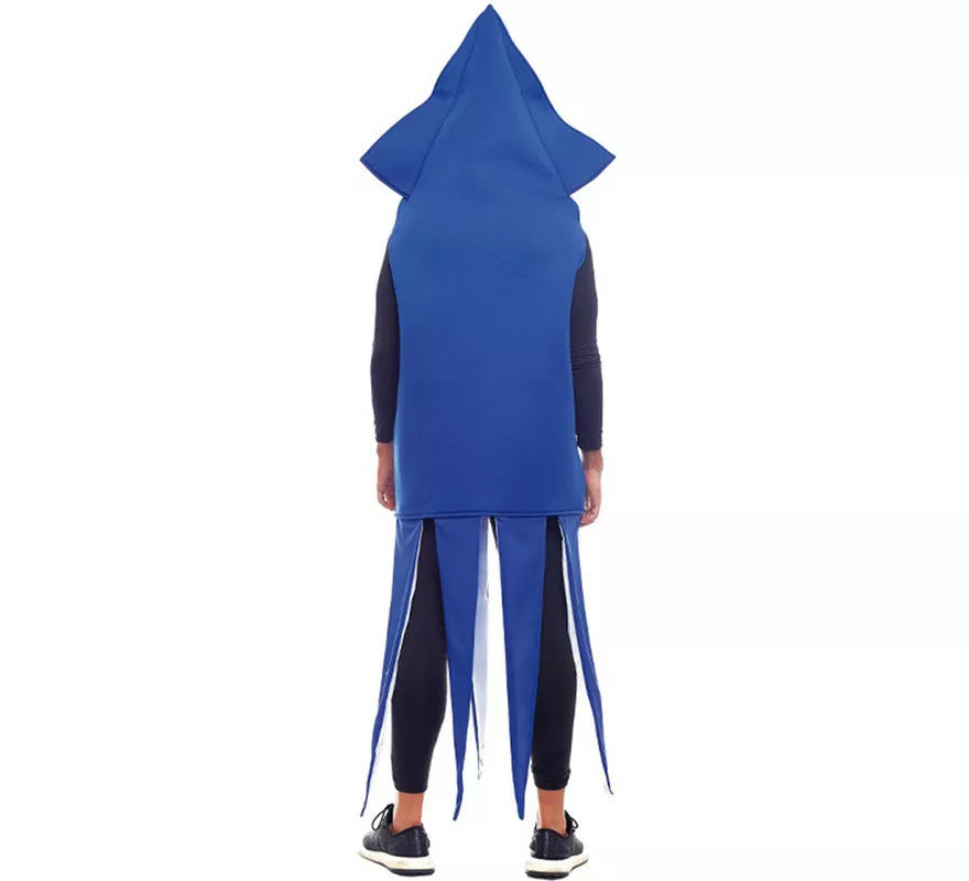 Disfraz de Calamar Azul Marino para adultos