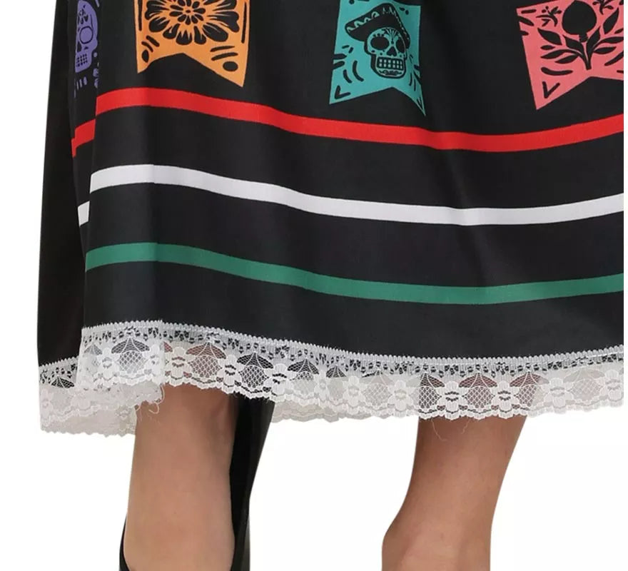 Disfraz de Calavera Catrina para niña