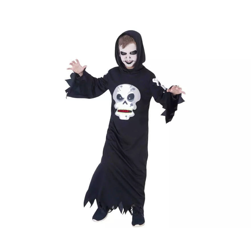 Disfraz de Calavera Tragona para niños