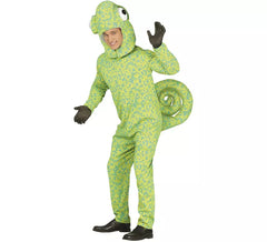 Men's Speckled Green Chameleon Costume