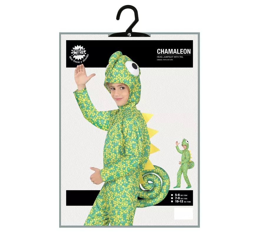 Disfraz de Camaleón Verde para niños