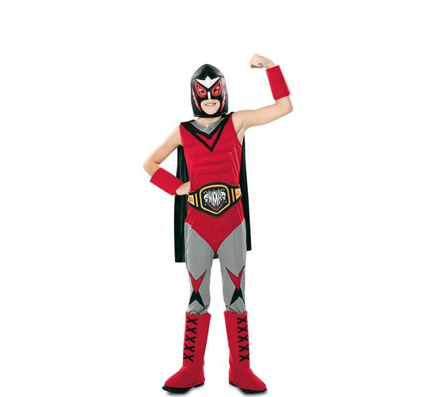 Disfraz de Campeón de Lucha Libre para niño