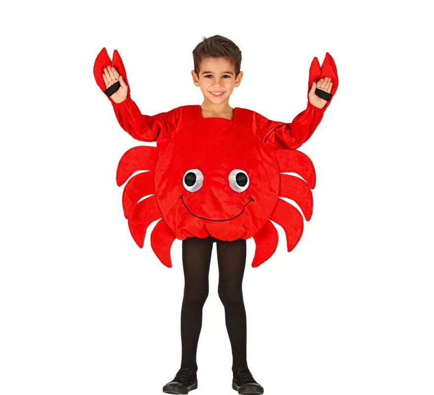 Translation missing: en.Disfraz de Cangrejo rojo feliz para niño