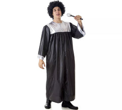 Men's Silver Gospel Singer Costume