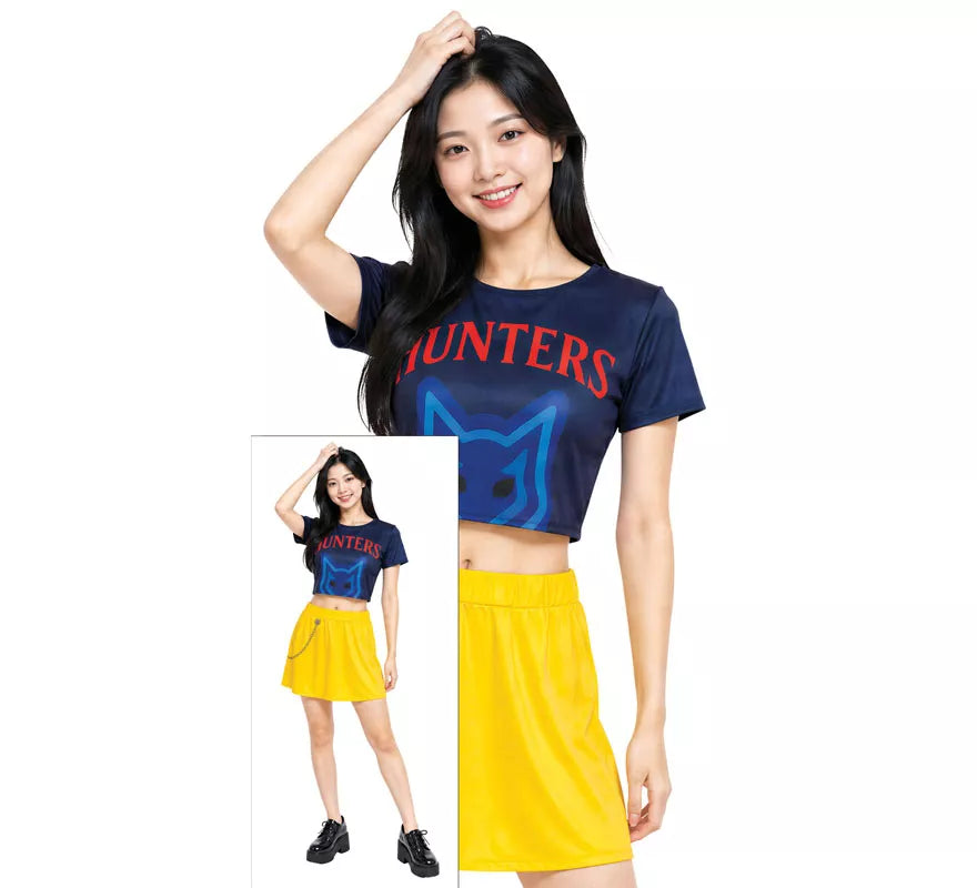 Translation missing: en.Disfraz de Cantante K-Pop Star Hunter Lite para mujer