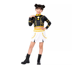 K-Pop Star Silver Lite Singer Costume for girls