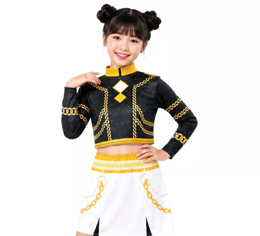 Translation missing: en.Disfraz de Cantante K-Pop Star Silver Lite para niña