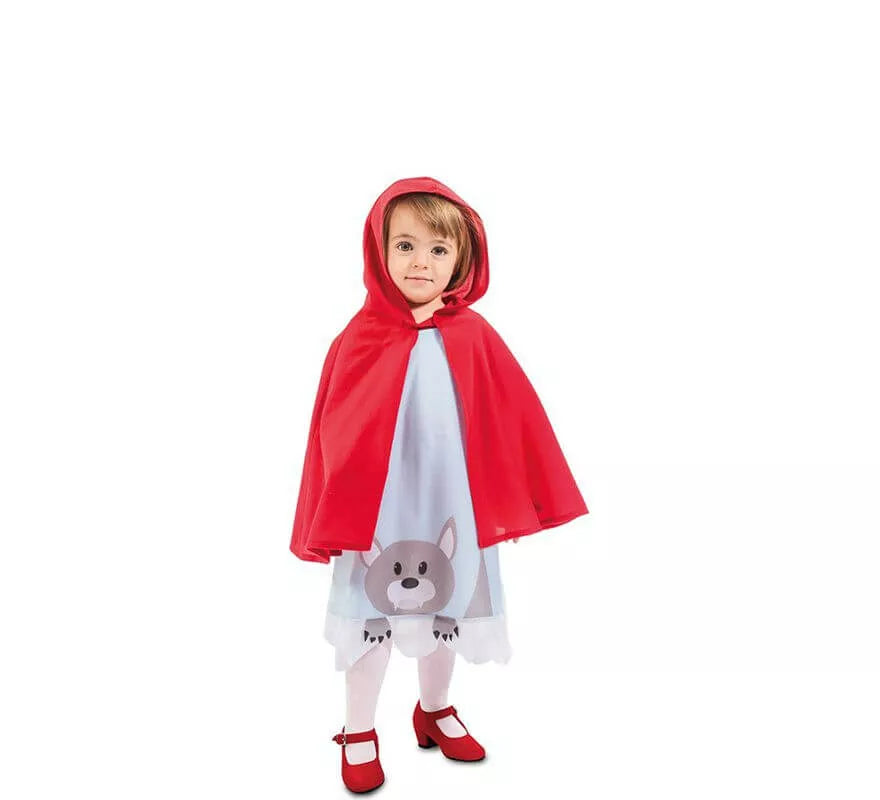 Translation missing: en.Disfraz de Caperucita con Lobo para niña y bebé