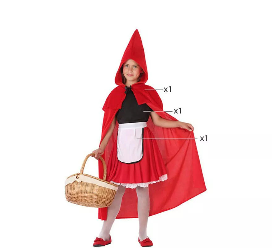 Disfraz de Caperucita Roja para niña