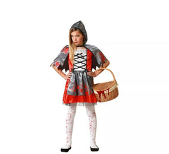 Little Bloody Riding Hood costume for girls