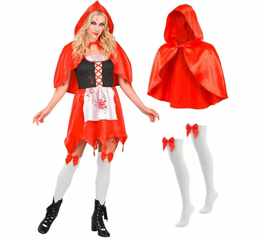 Translation missing: en.Disfraz de Caperucita Zombie para mujer