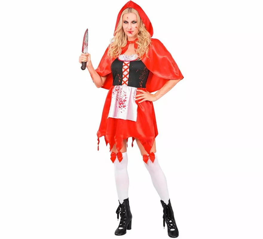 Disfraz de Caperucita Zombie para mujer