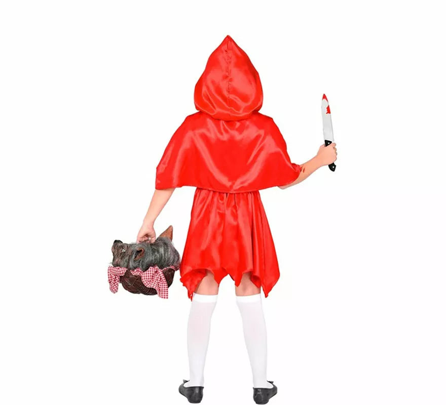 Disfraz de Caperucita Zombie para niña
