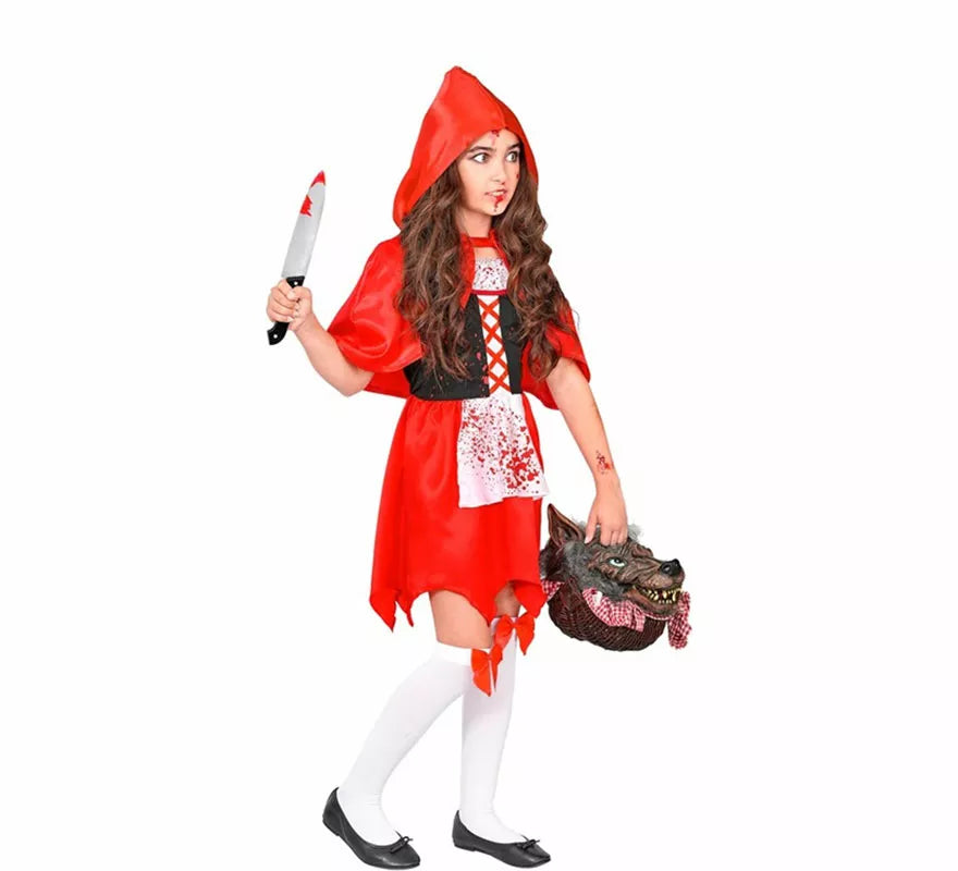 Translation missing: en.Disfraz de Caperucita Zombie para niña