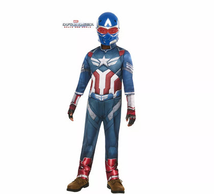 Disfraz de Capitán América Deluxe para niño