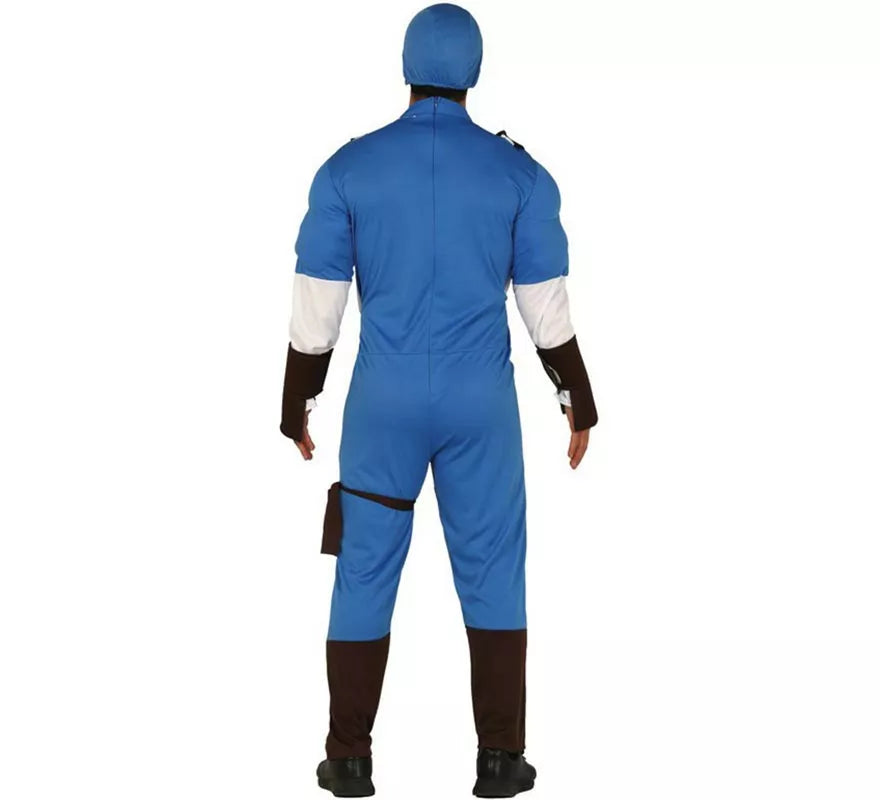 Translation missing: en.Disfraz de Capitán Azul para hombre