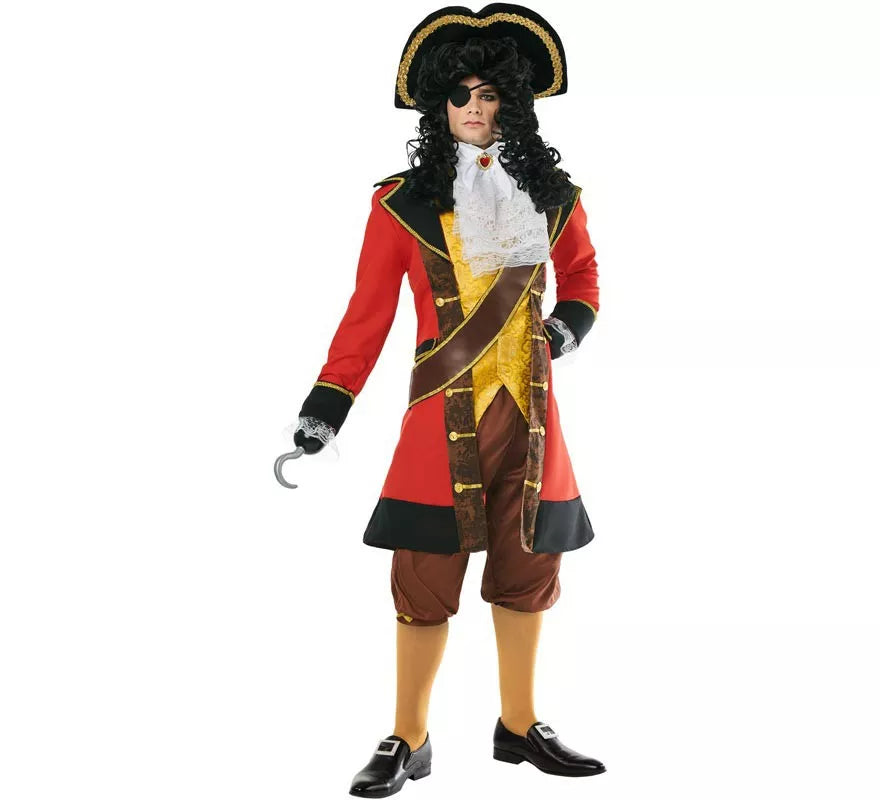 Disfraz de Capitán Pirata Hook para Hombre