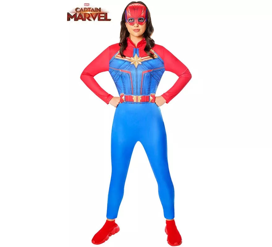 Translation missing: en.Disfraz de Capitana Marvel Clásico para mujer