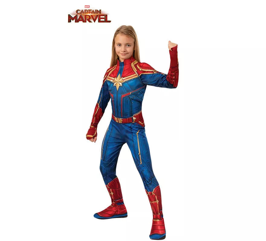 Disfraz de Capitana Marvel para niña