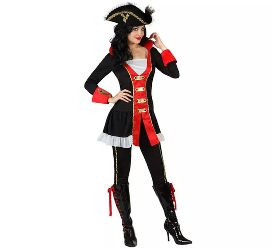 Disfraz de Capitana Pirata para mujer