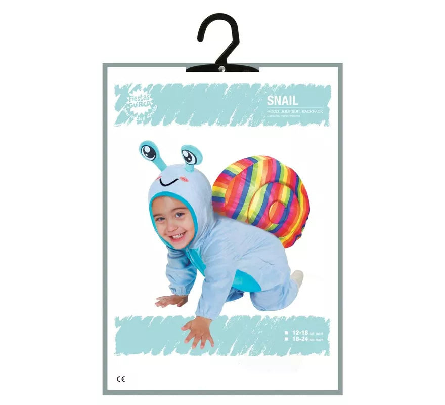 Disfraz de Caracol Multicolor para bebé