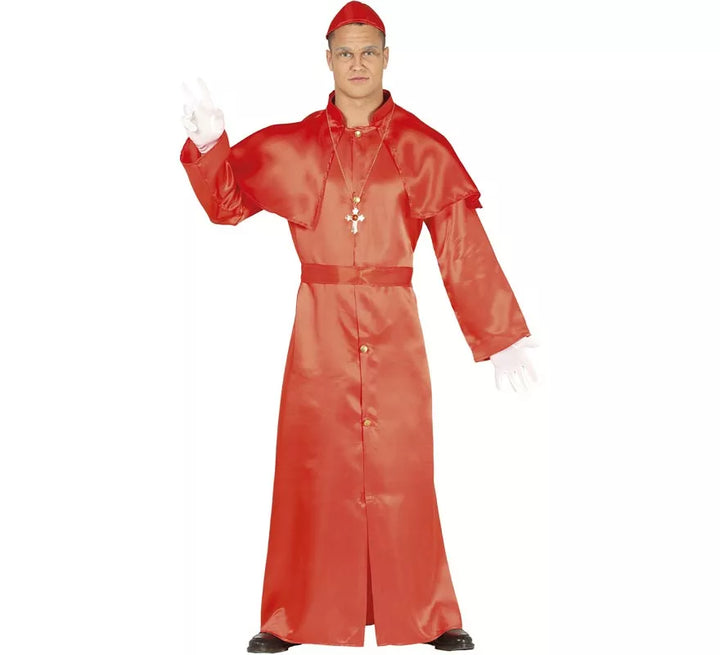 Disfraz de Cardenal rojo para hombre