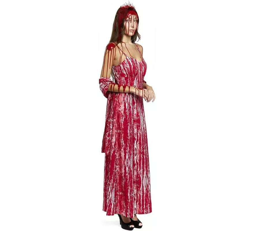 Translation missing: en.Disfraz de Carrie Reina del Baile Sangriento para mujer