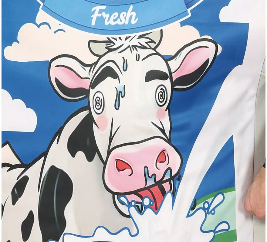 Disfraz de Cartón de Leche adulto