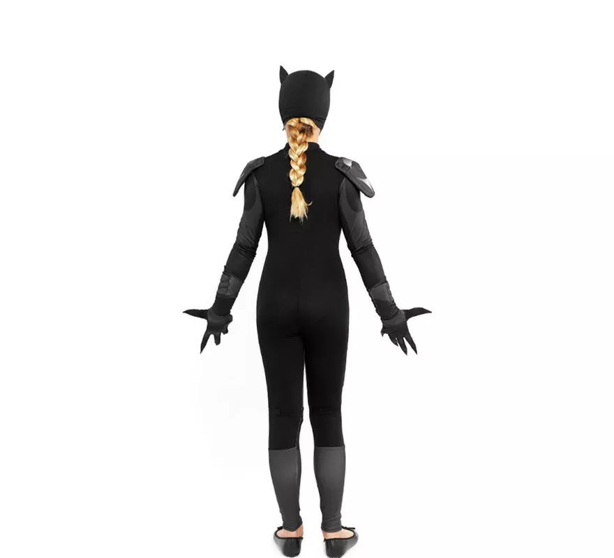 Disfraz de Cat Hero Negro para niña