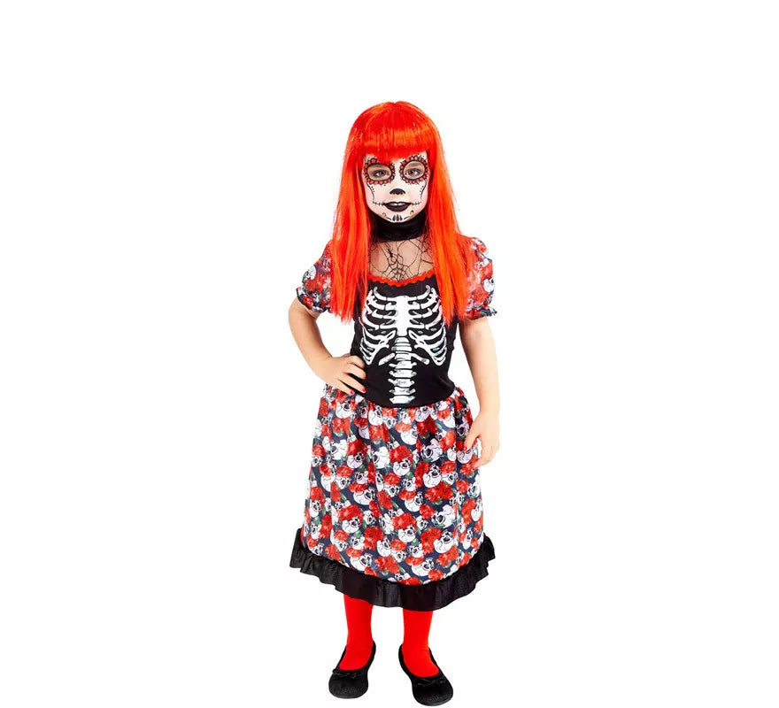 Disfraz de Catrina Bonita para niña
