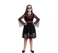 Catrina Calaveras costume for girl