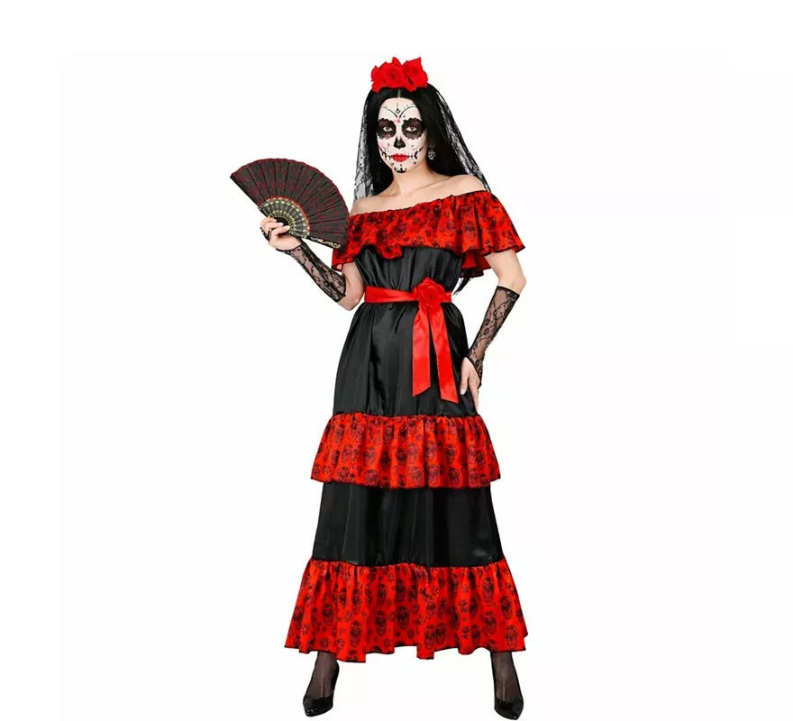 Translation missing: en.Disfraz de Catrina Día de Los Muertos para mujer
