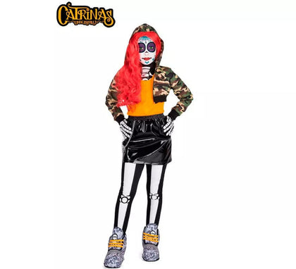 Disfraz de Catrina Maya para niña