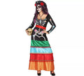 Disfraz de Catrina multicolor para mujer