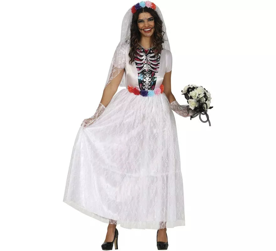Translation missing: en.Disfraz de Catrina Novia para mujer