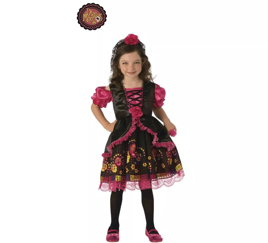 Translation missing: en.Disfraz de Catrina o Catrinita Dulce para niña