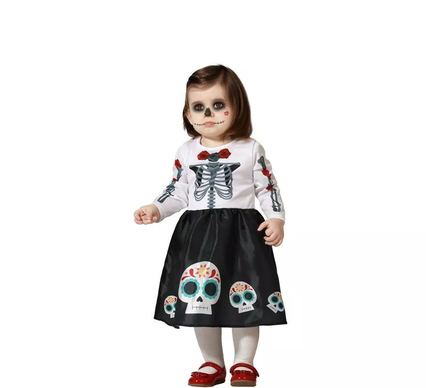 Translation missing: en.Disfraz de Catrina para bebé y niña
