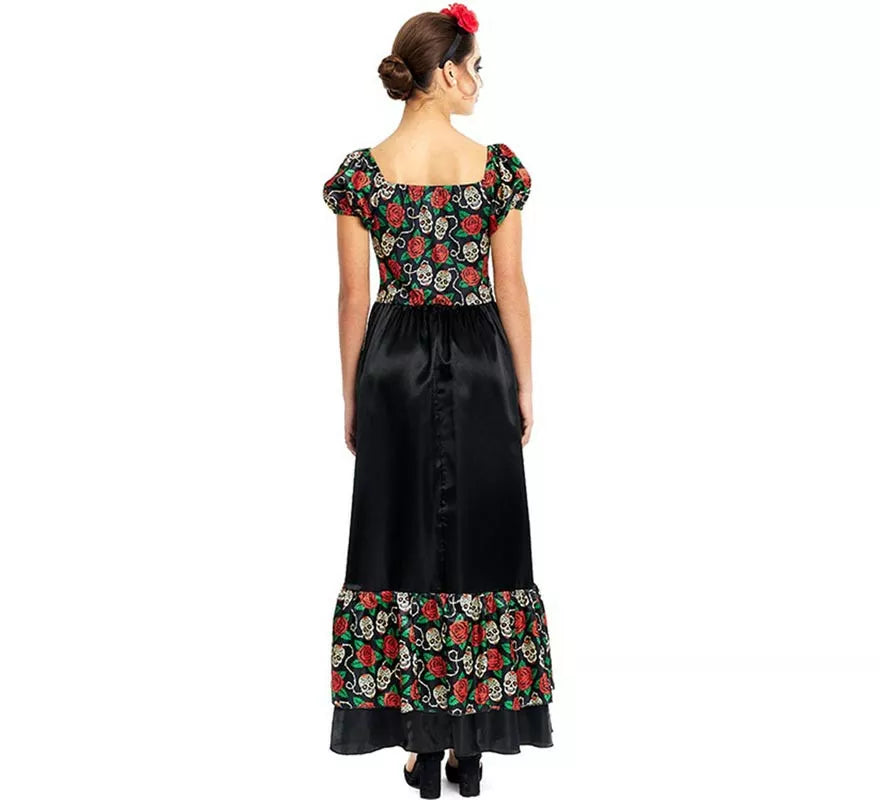 Translation missing: en.Disfraz de Catrina vestido largo negro para mujer