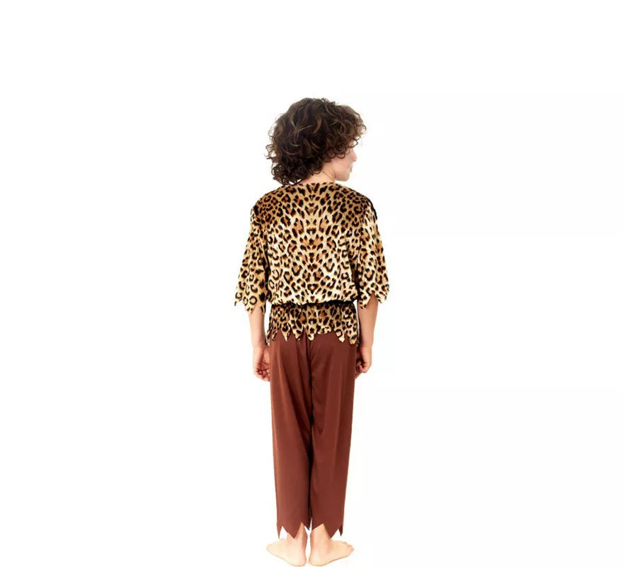 Disfraz de Cavernícola Animal Print para niño