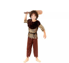 Animal Print Caveman Costume for Boys