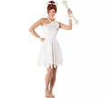 Disfraz de Cavernícola blanco elegante para mujer
