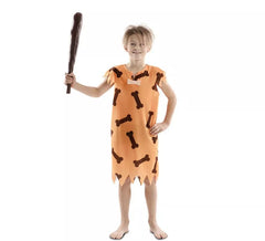 Fato de Caveman laranja para criança