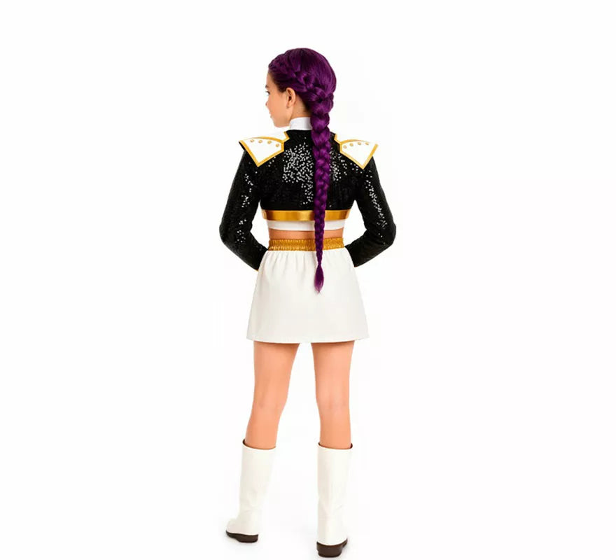Disfraz de Cantante K-Pop Idol Classic para niña